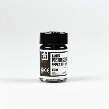 SAKURA สีโมโนอะคริลิค 15 ml. <1/12> ดำ (49)
