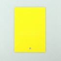กระดาษโปสเตอร์ 2 หน้าอ่อน เกรด AA <1/100> สีเหลืองกลาง(2)