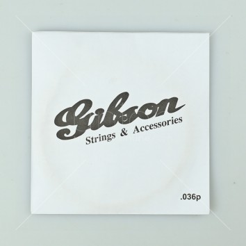 Gibson สายกีต้าร์ โปร่ง เบอร์ 5 (.036p) <1/6>