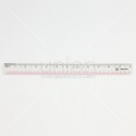 Standard ไม้บรรทัด PVC 12 นิ้ว <1/72> ใส