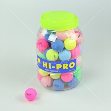 Hi-Pro ลูกปิงปองกระป๋อง <1/60> คละสี