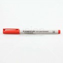 STAEDTLER ปากกาเขียนแผ่นใส ลบได้ 1.0 <1/10> สีแดง