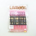 LAMOON ปากกาลูกลื่นกด 0.38 LM <1/12> หมึกน้ำเงิน