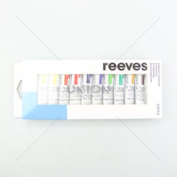 REEVES สีน้ำ ชุด 12 สี 10 ml. <1/1>