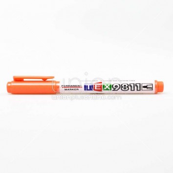 TEX ปากกามาร์กเกอร์ 9811 F <1/12> สีส้ม