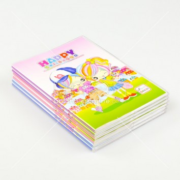 SVP สมุดโน๊ตหุ้มปกพลาสติก 70 แกรม 36 แผ่น DA636 <1/12>