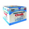 Hi Chalk ดัสเลทชอล์ค 10 แท่ง DCK100W <1/10> สีขาว