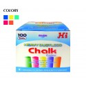 Hi Chalk ดัสเลทชอล์ค 10 แท่ง DCK100C <1/10> คละสี