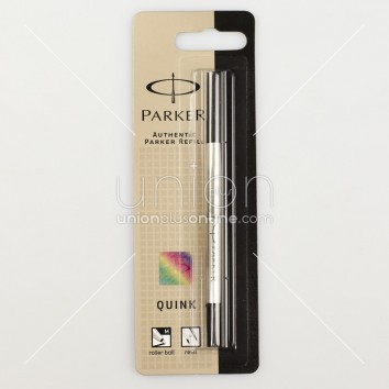 PARKER ไส้ปากกาโรลเลอร์บอล ควิ้ง กลาง (M-0.7) <1/1> ดำ